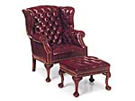 141-38 Reynolds Wing Chair & 143-3 Reynolds Ottoman