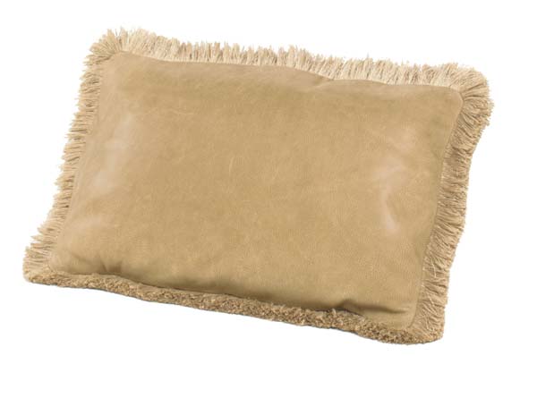 Solid Kidney Pillow with Welt